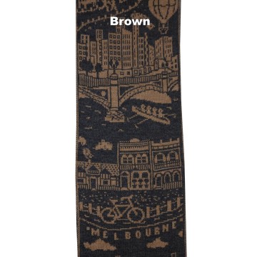 Scarf | Melbourne | Brown